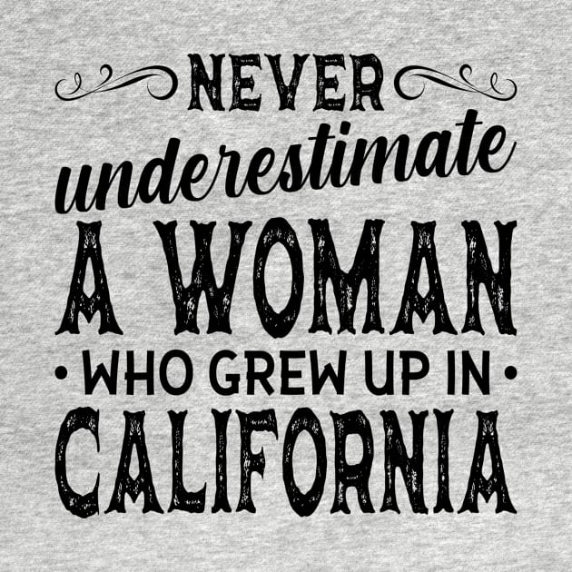 California Design Vintage for Women by Humbas Fun Shirts